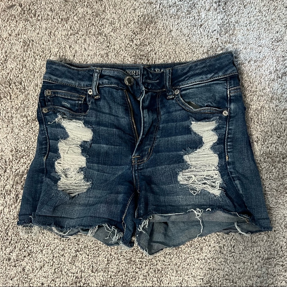 American Eagle High-Rise Shortie Size 6 Shorts